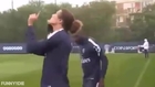 PSG Soccer Player David Luiz Pushes Matuidi To Train Unde...
