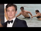 Miles Teller -- Mr. Fantastic ... Rescues Pregnant Woman From Riptide
