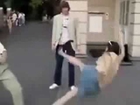 Funny Fail Women Boxing on The Street