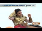 India TV on the set of TV serial Maharana Pratap
