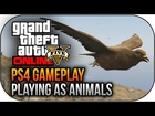 GTA 5 PS4 - Free Roam Playing As Animals Gameplay LIVE! Next Gen PS4 Gameplay (GTA 5 Next Gen)