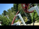 Ninja front seat on-ride HD POV Six Flags Magic Mountain