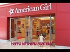 American Girl Store - Cake and Doll Shopping for Scarlett's 4th Birthday