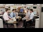 Uncensored - The Workaholics Guys Find a New Cubicle Mate (feat. Seth Rogen and Zac Efron)
