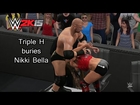 WWE 2K15 (PS4) Triple H Buries Nikki Bella and wins the WWE Divas Championship (WWE 2K15 Glitch)