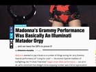 MTV: Madonna’s Grammy Performance Illuminati Orgy