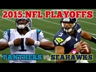 NFL PLAYOFFS! PANTHERS vs SEAHAWKS HIGHLIGHTS 2015 FOOTBALL CAROLINA SEATTLE MADDEN 15 HD 1080P