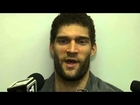 Brook Lopez compares his and Harrison Ford's nose in postgame interview