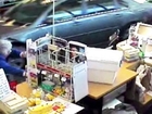 Elderly woman smashes car through CVS -- caught on tape