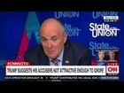 Giuliani cites 'former pimp guy' to defend Trump against sex assault claims