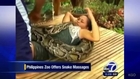 Zoo Offers Python Massages to Visitors