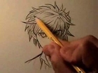 漫画キャラの髪の描き方「How To Draw Manga Hair, Four Different Ways」