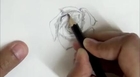 How To Draw A Rose Flower With Stem And Leaf _ For Beginners