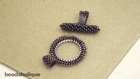 How to Bead Weave a Toggle Clasp