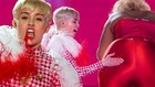 Miley Cyrus Does A Raunchy Act With Dancers On Stage
