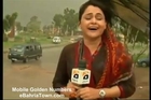 Geo News Female Anchor In Strom