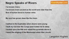 Langston Hughes - Negro Speaks of Rivers
