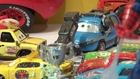 Pixar Cars new Cars unboxing Chuck Choke Cables and Charlie Checker with Lightning McQueen
