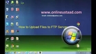 How to Upload Files To FTP Server in Urdu and Hindi using File Zilla