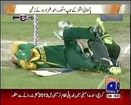 Du Plessis and Ahmad Shehzad collision - 1st Odi Pak Vs S.A