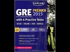 GRE® Premier 2015 with 6 Practice Tests: Book + DVD + Online + Mobile (Kaplan Test Prep) Kaplan