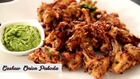 Cashew Onion Pakoda - Easy To Make Quick Tea-Time Snack Recipe By Ruchi Bharani